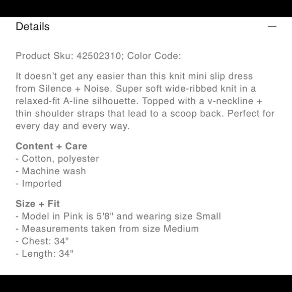 Urban Outfitters wide-ribbed knit slip dress - Picture 6 of 7